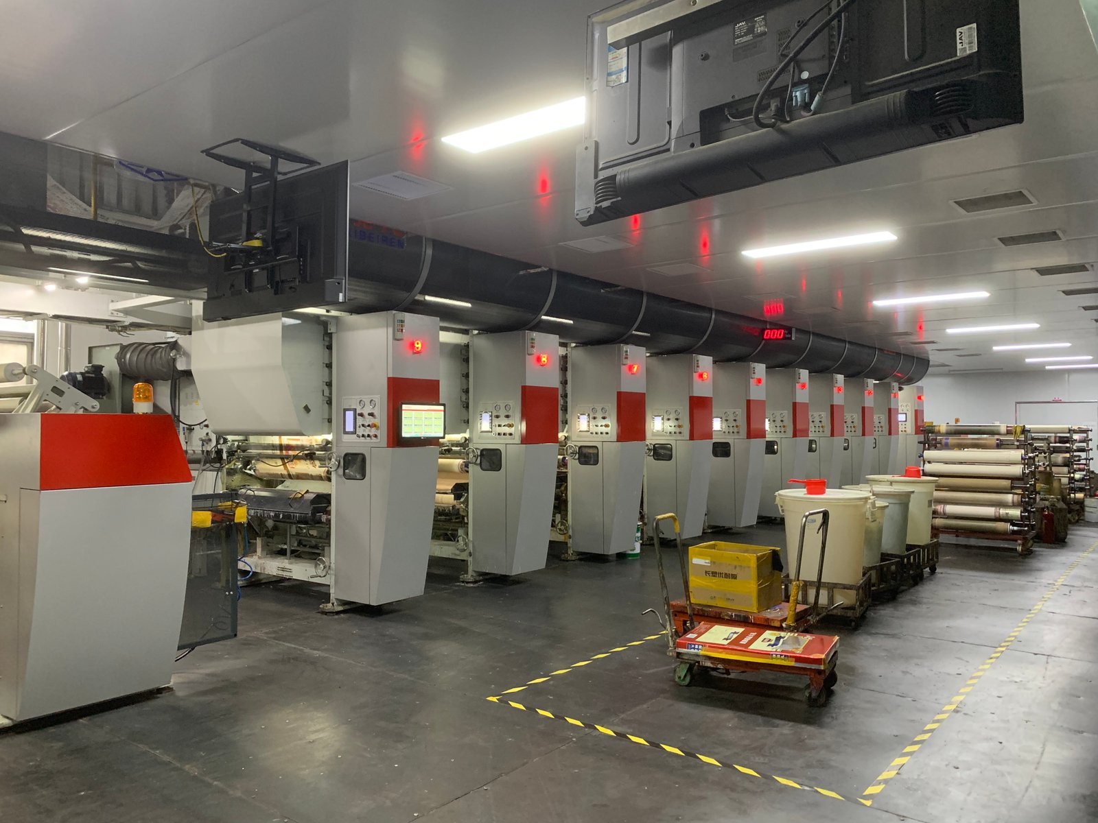 Renke rotogravure printing line for custom flexible packaging